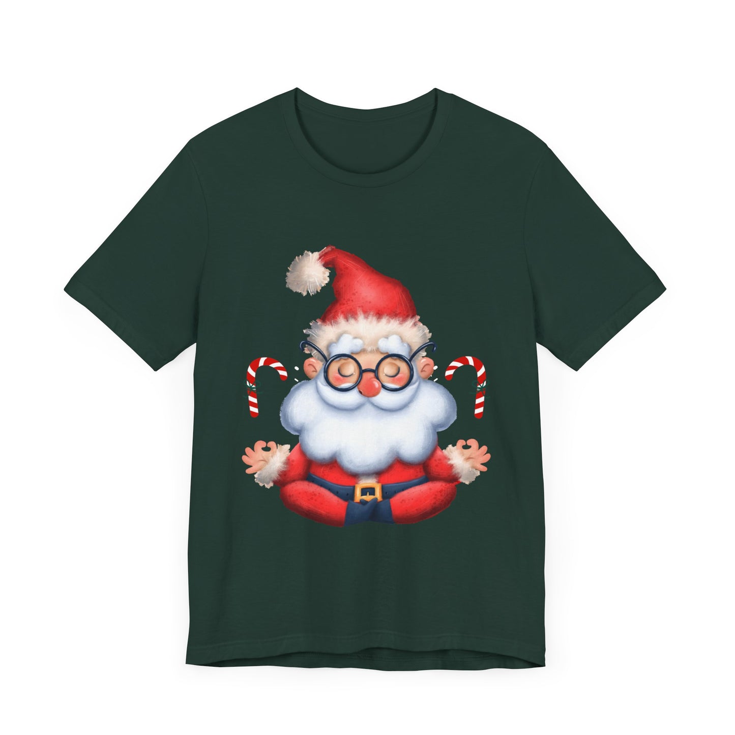 Merry & Zen: Christmas Meditating Santa T-Shirt