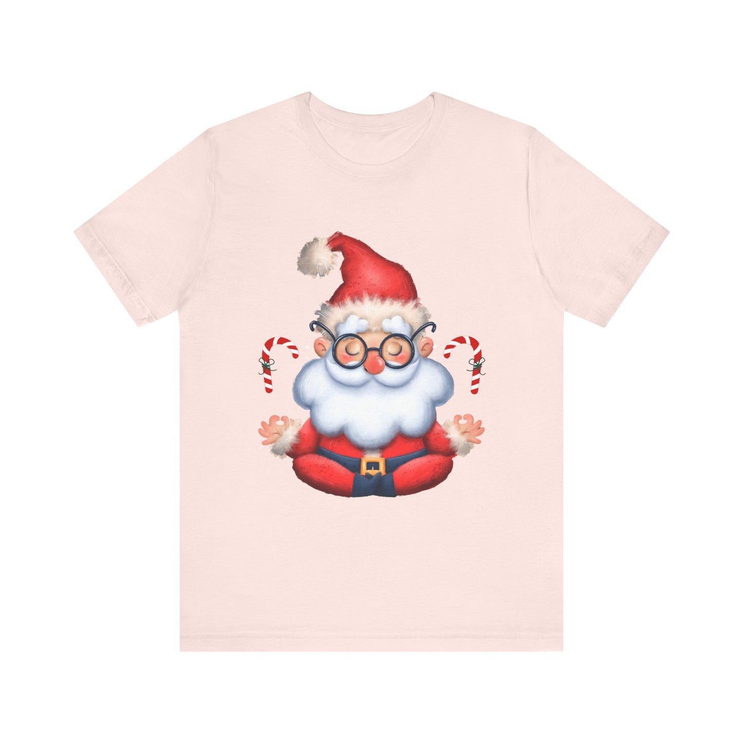 Merry & Zen: Christmas Meditating Santa T-Shirt