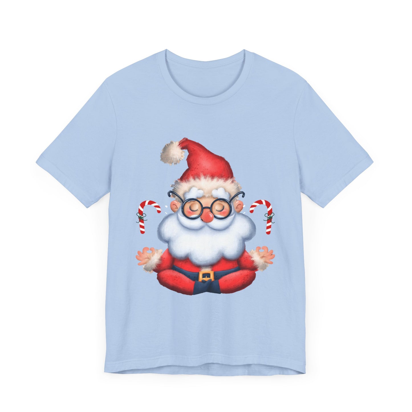 Merry & Zen: Christmas Meditating Santa T-Shirt