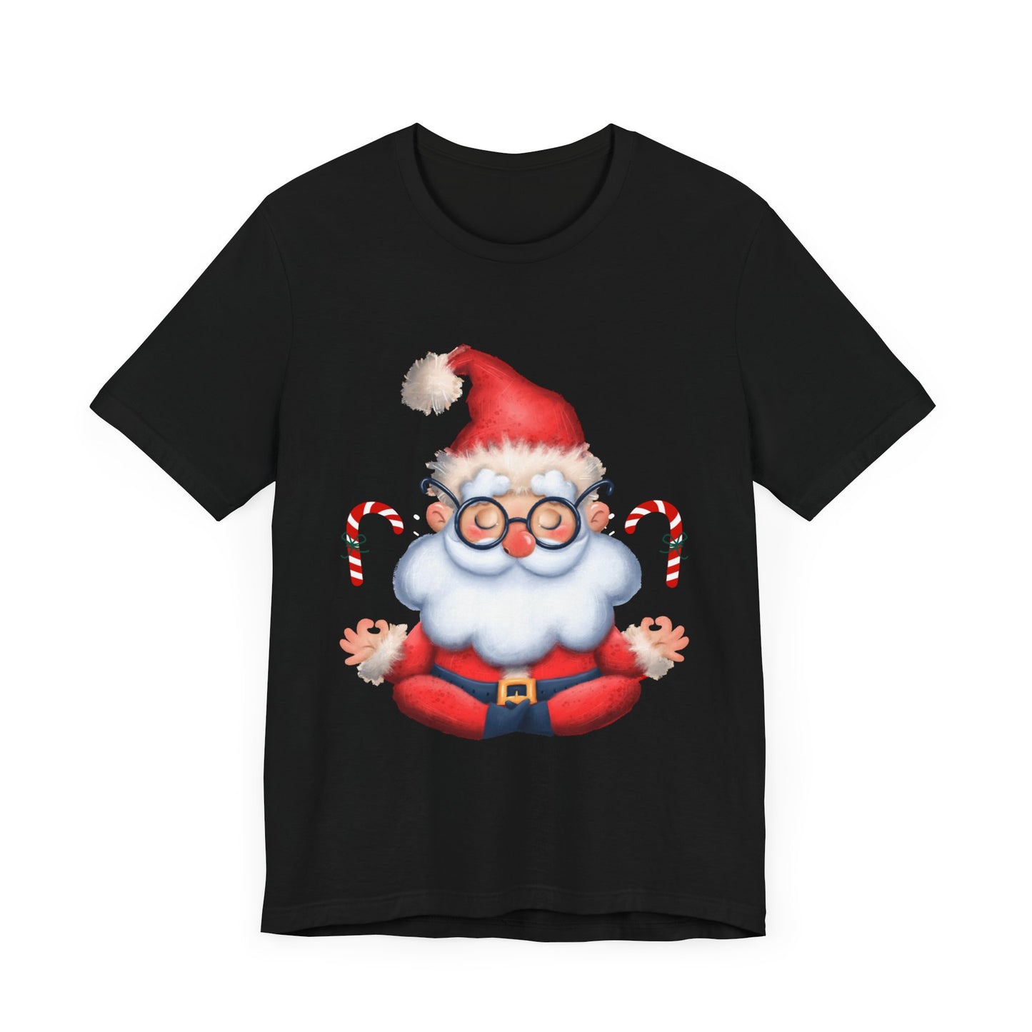 Merry & Zen: Christmas Meditating Santa T-Shirt