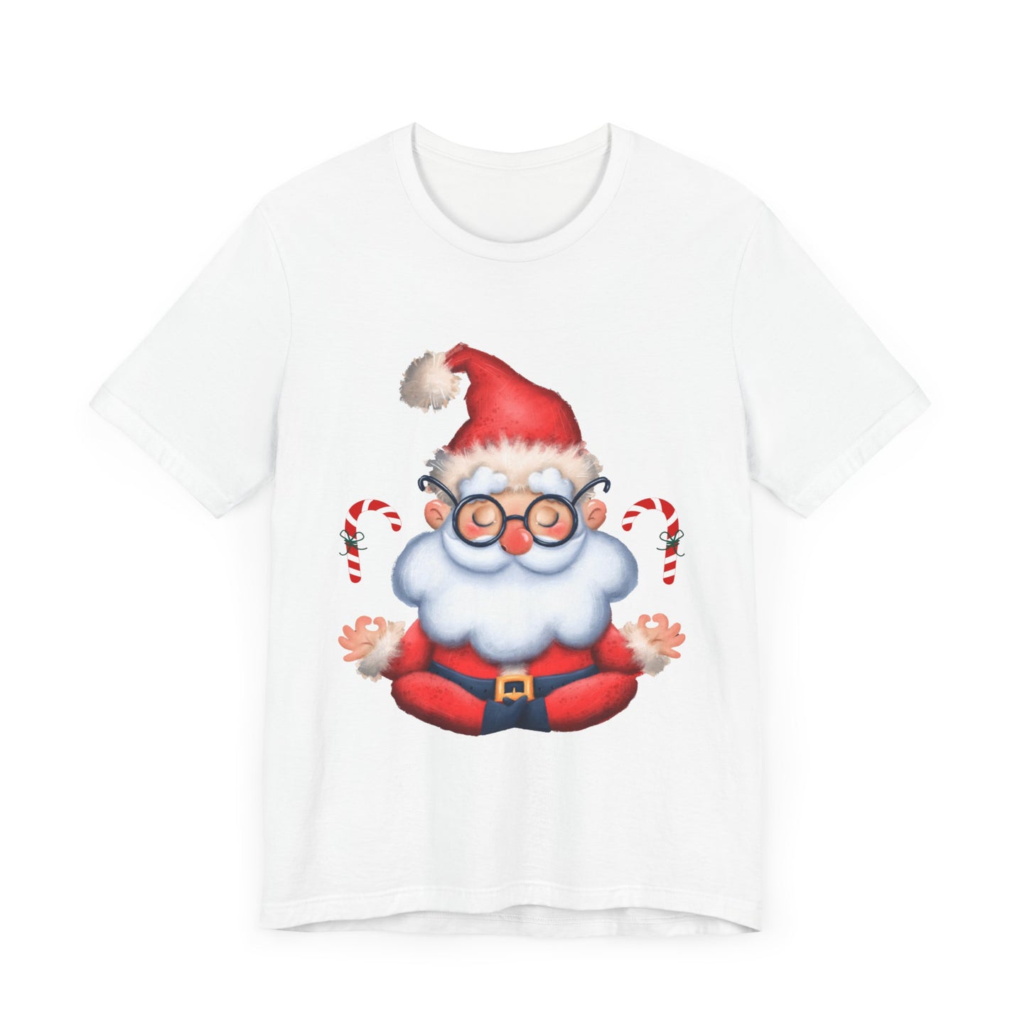 Merry & Zen: Christmas Meditating Santa T-Shirt