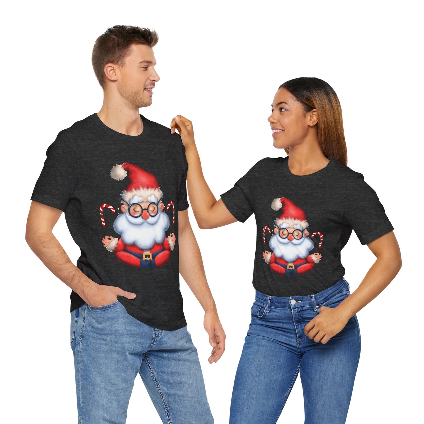Merry & Zen: Christmas Meditating Santa T-Shirt