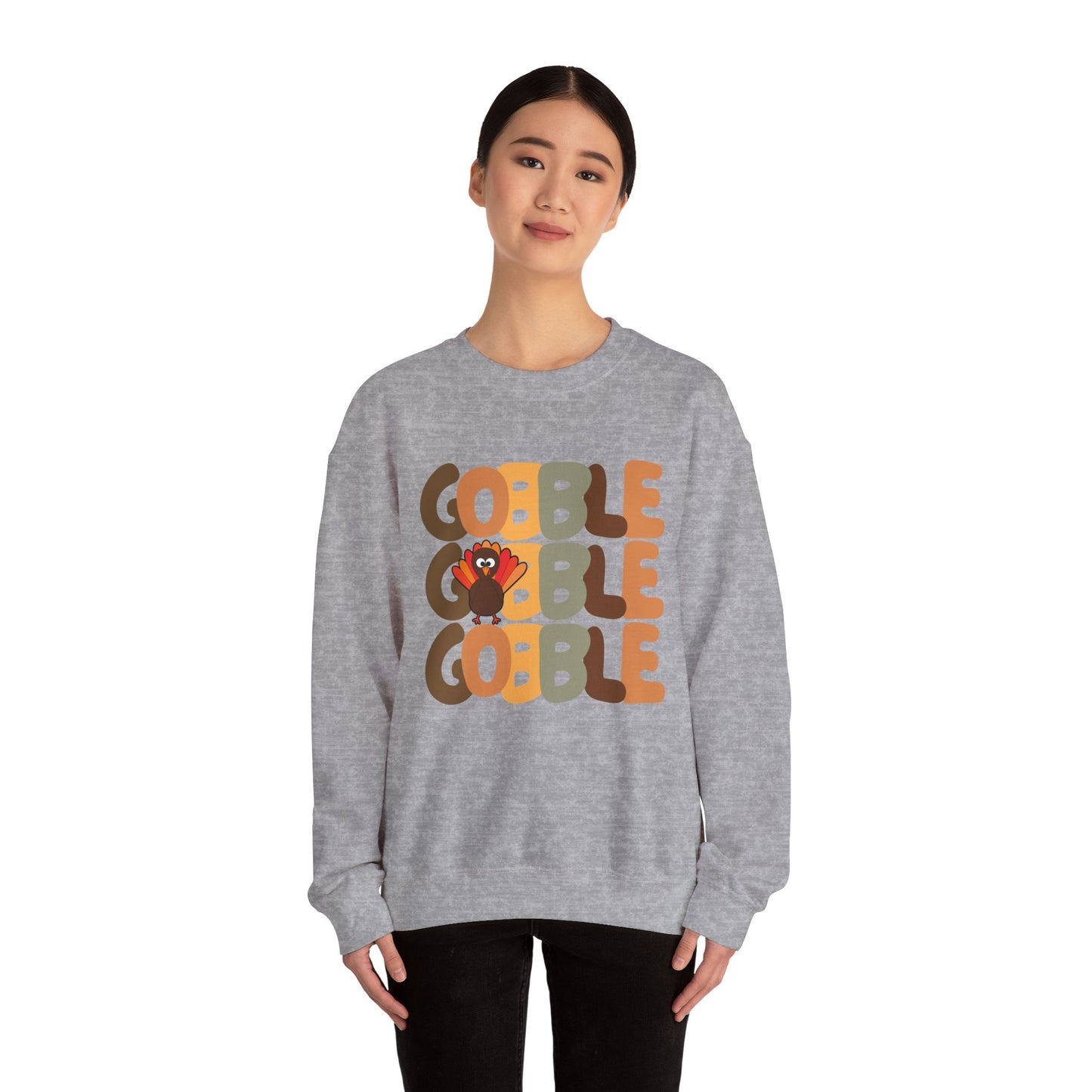 Thanksgiving Gobble Turkey Crewneck