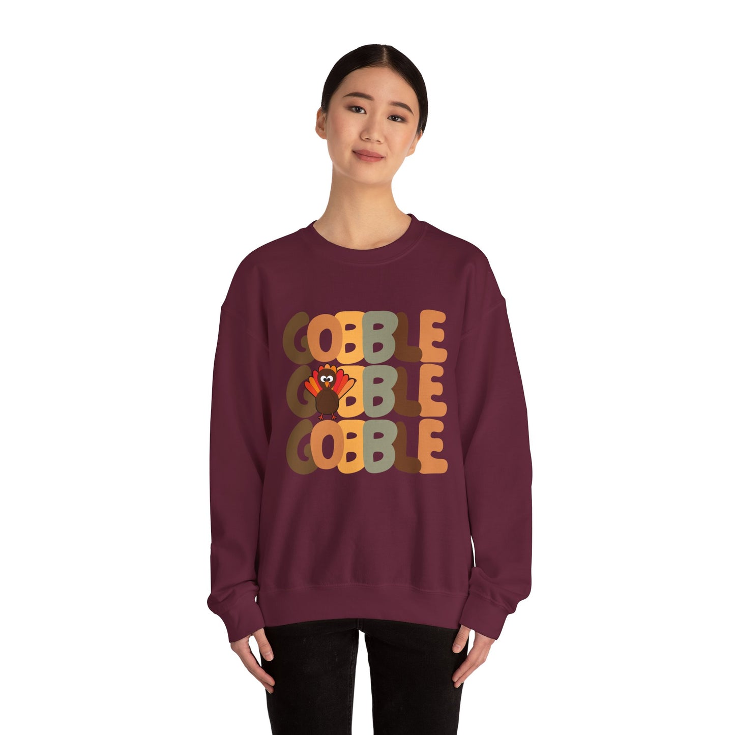 Thanksgiving Gobble Turkey Crewneck