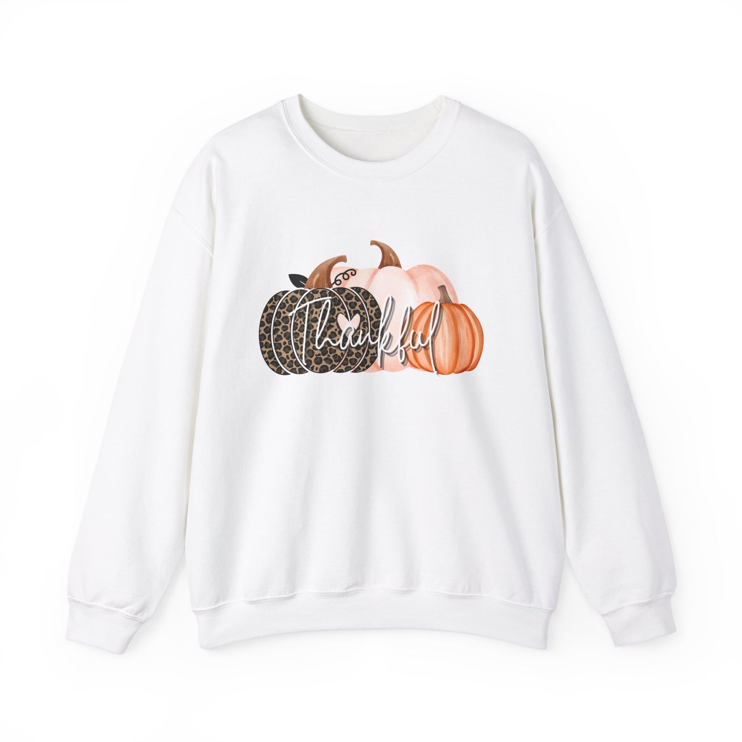 Harvest Gratitude Thankful Pumpkins Crewneck