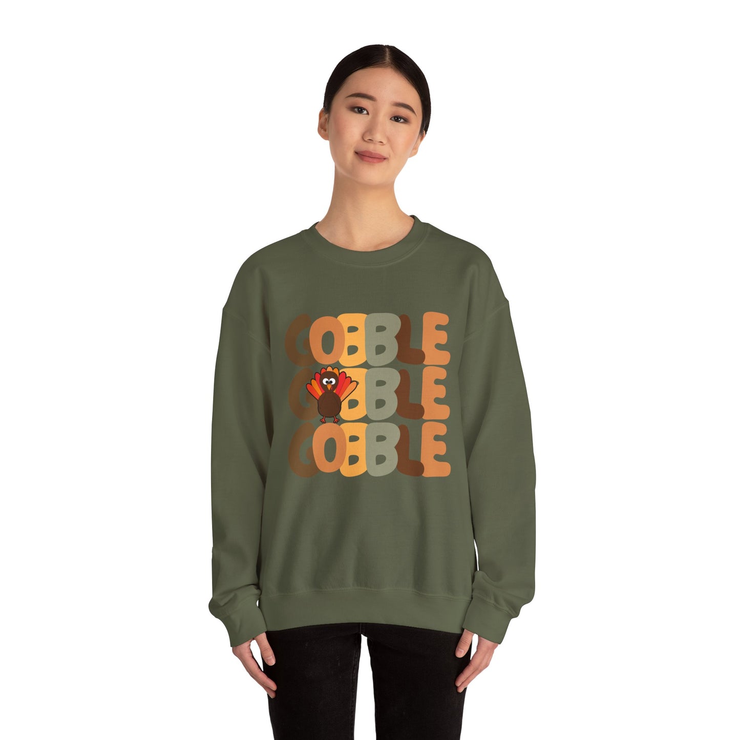 Thanksgiving Gobble Turkey Crewneck