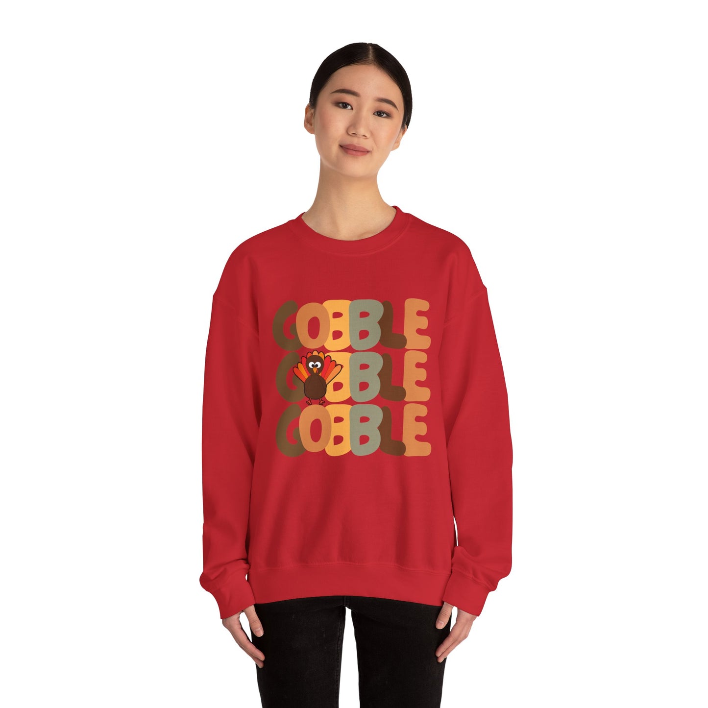 Thanksgiving Gobble Turkey Crewneck
