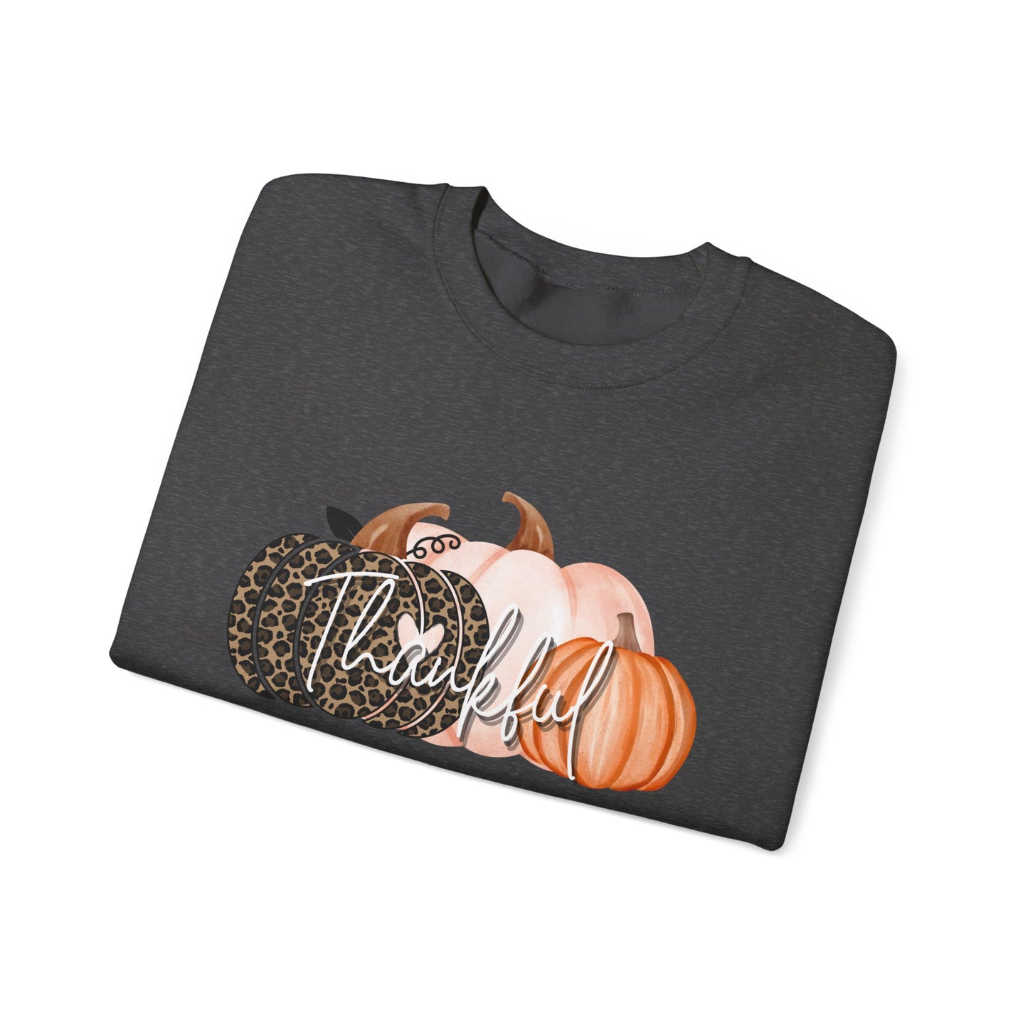 Harvest Gratitude Thankful Pumpkins Crewneck