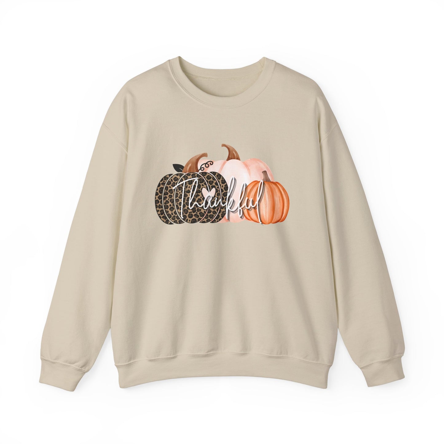Harvest Gratitude Thankful Pumpkins Crewneck