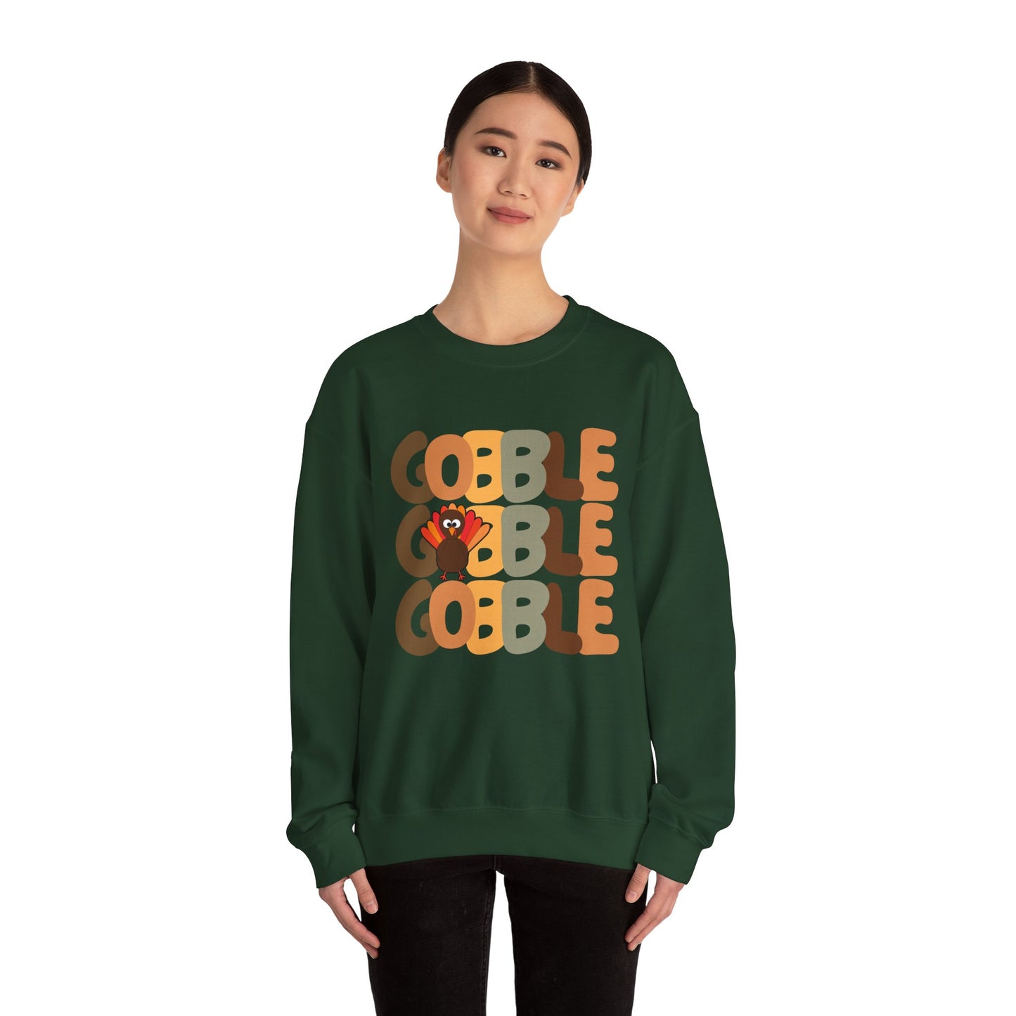 Thanksgiving Gobble Turkey Crewneck