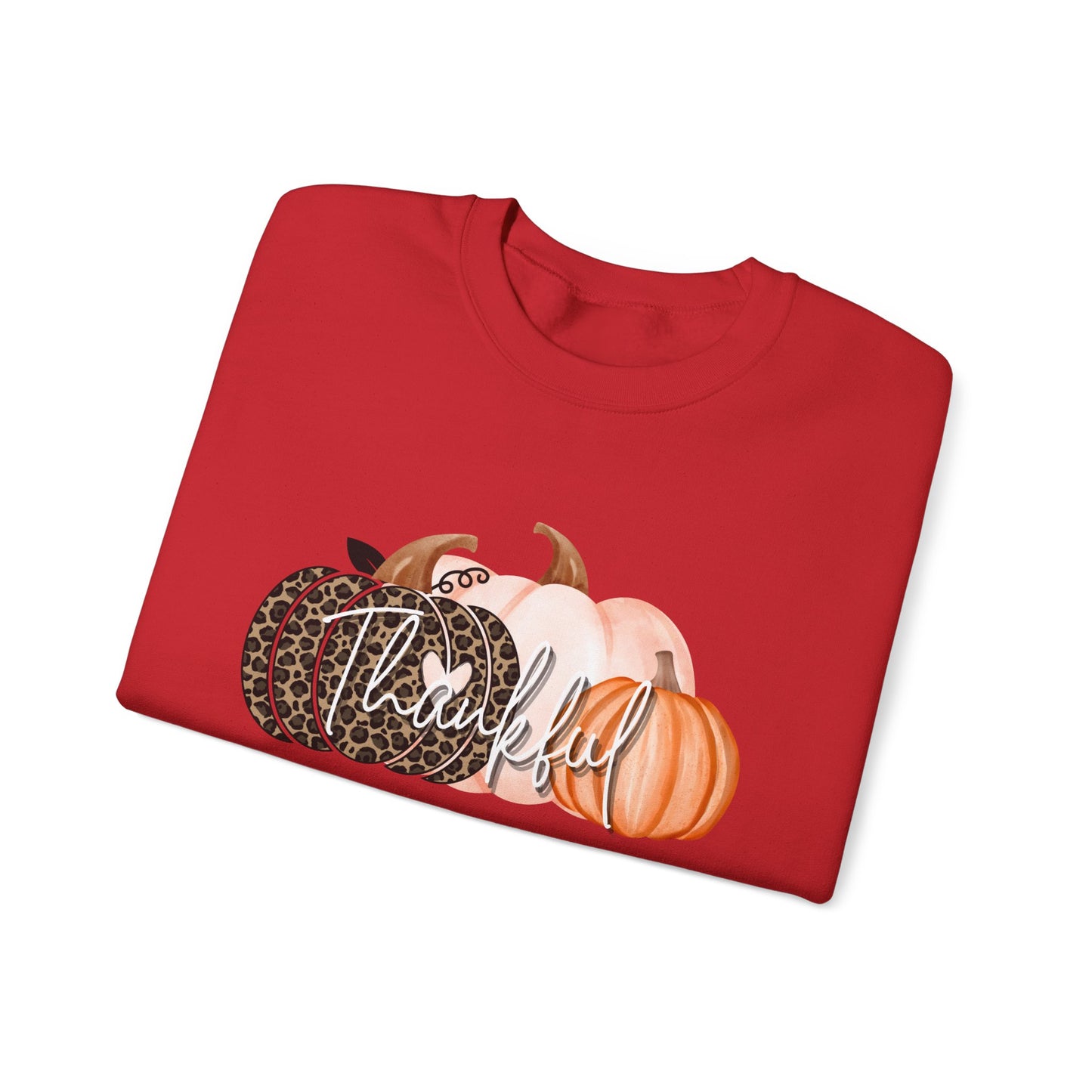 Harvest Gratitude Thankful Pumpkins Crewneck
