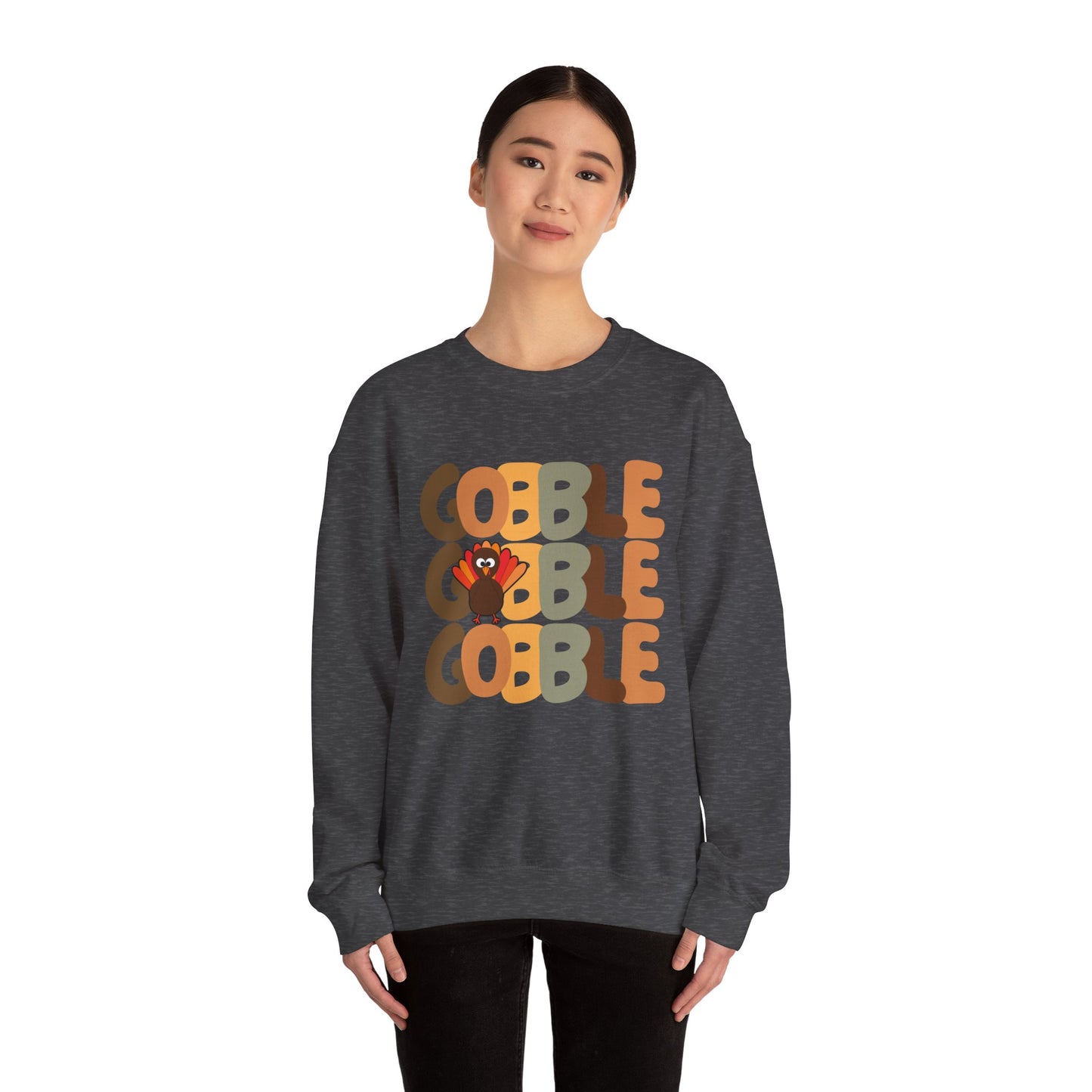 Thanksgiving Gobble Turkey Crewneck
