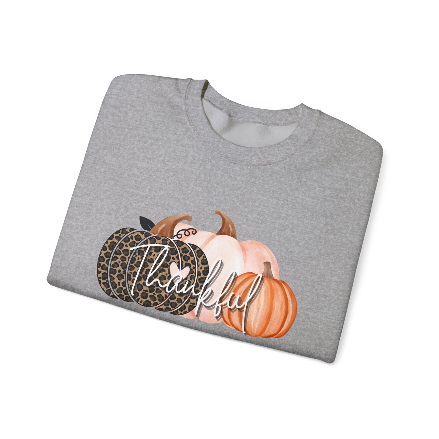 Harvest Gratitude Thankful Pumpkins Crewneck