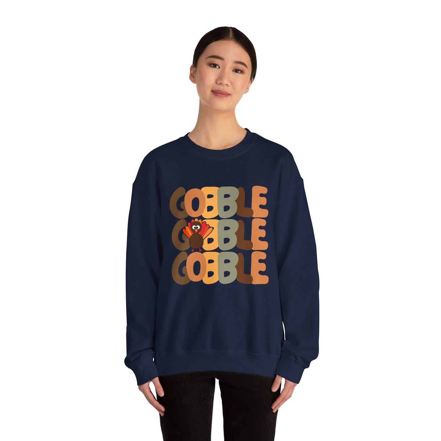Thanksgiving Gobble Turkey Crewneck