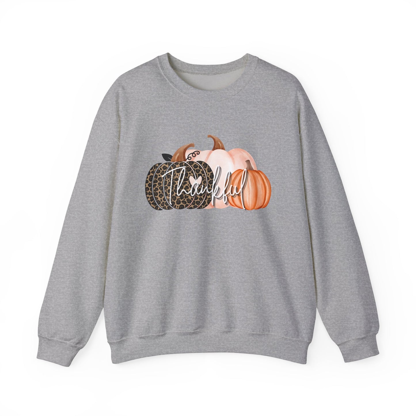 Harvest Gratitude Thankful Pumpkins Crewneck