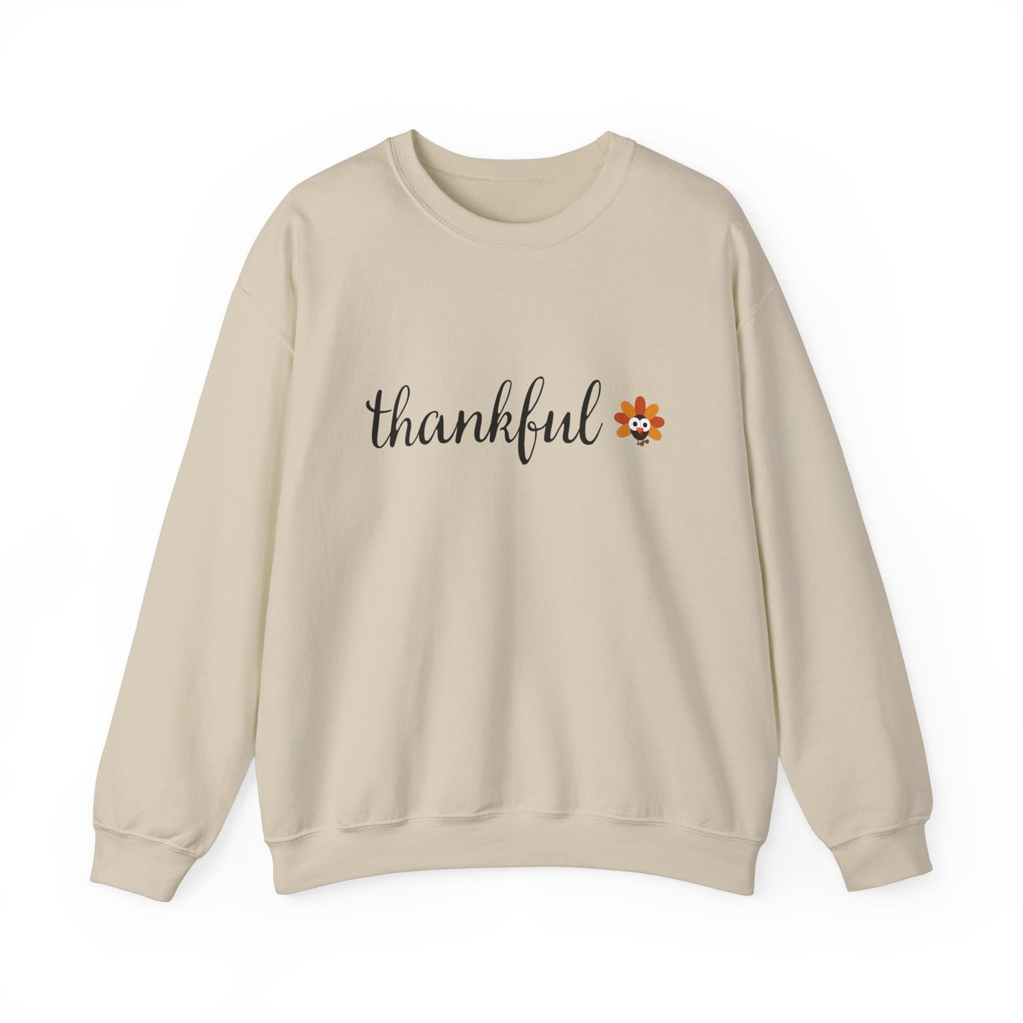 Thanksgiving Turkey Thankful Crewneck