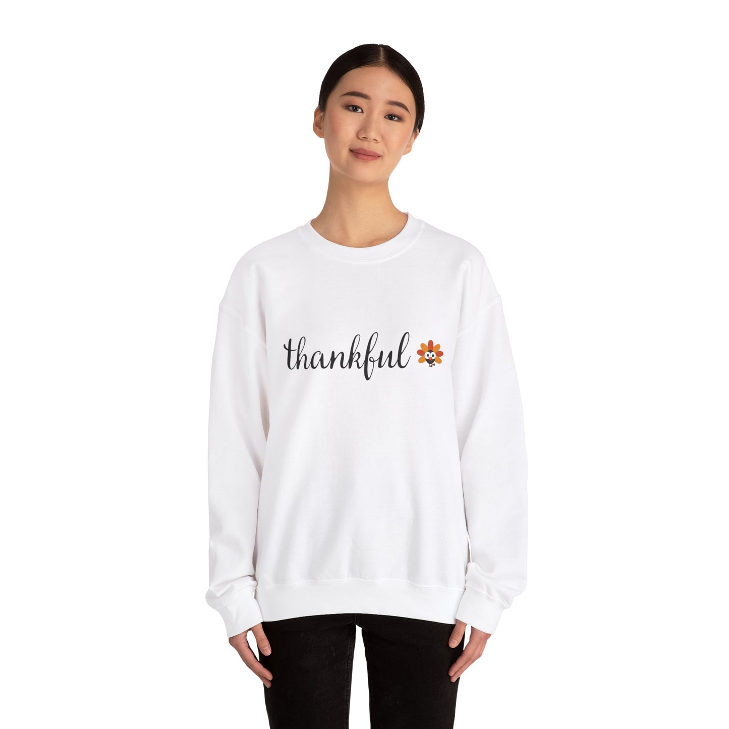 Thanksgiving Turkey Thankful Crewneck