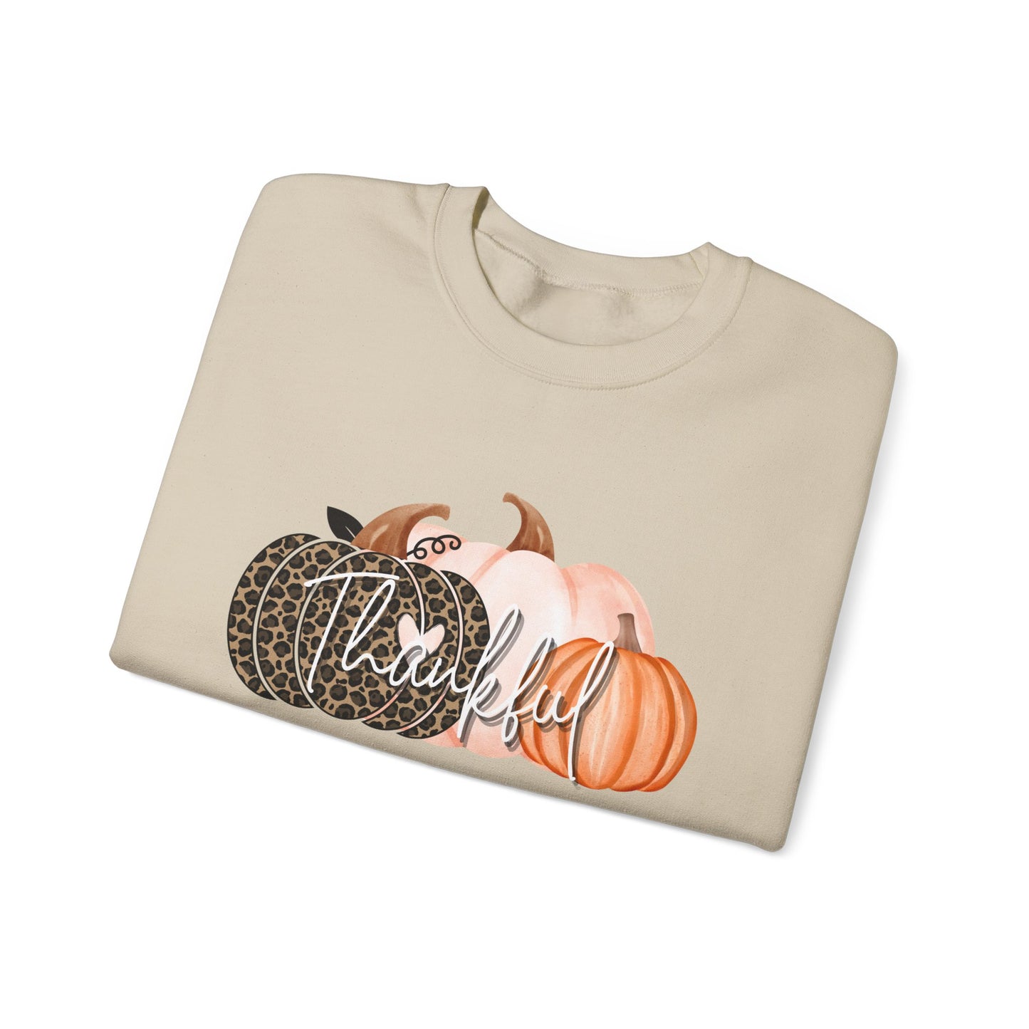 Harvest Gratitude Thankful Pumpkins Crewneck