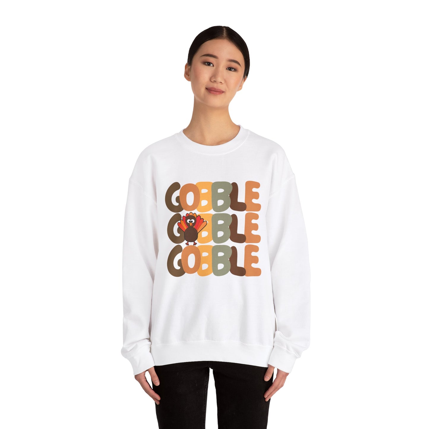 Thanksgiving Gobble Turkey Crewneck