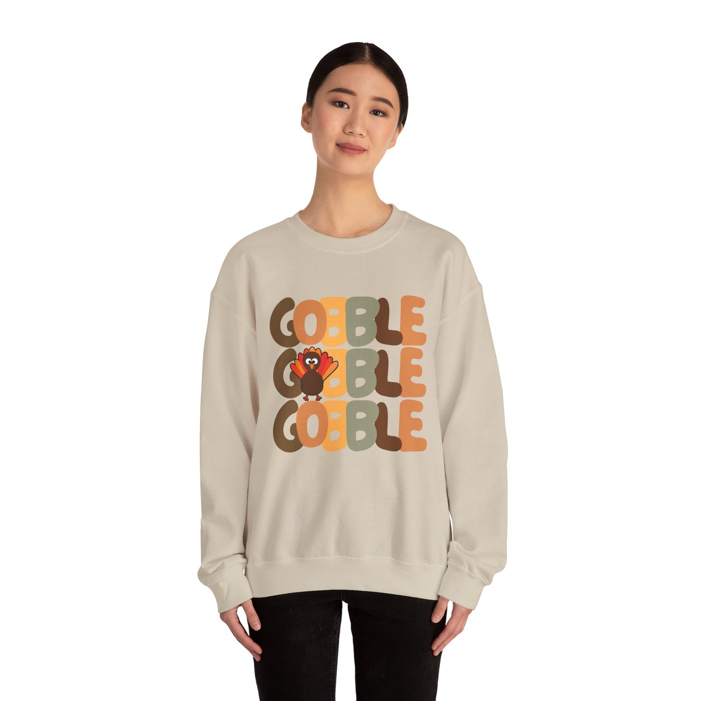 Thanksgiving Gobble Turkey Crewneck