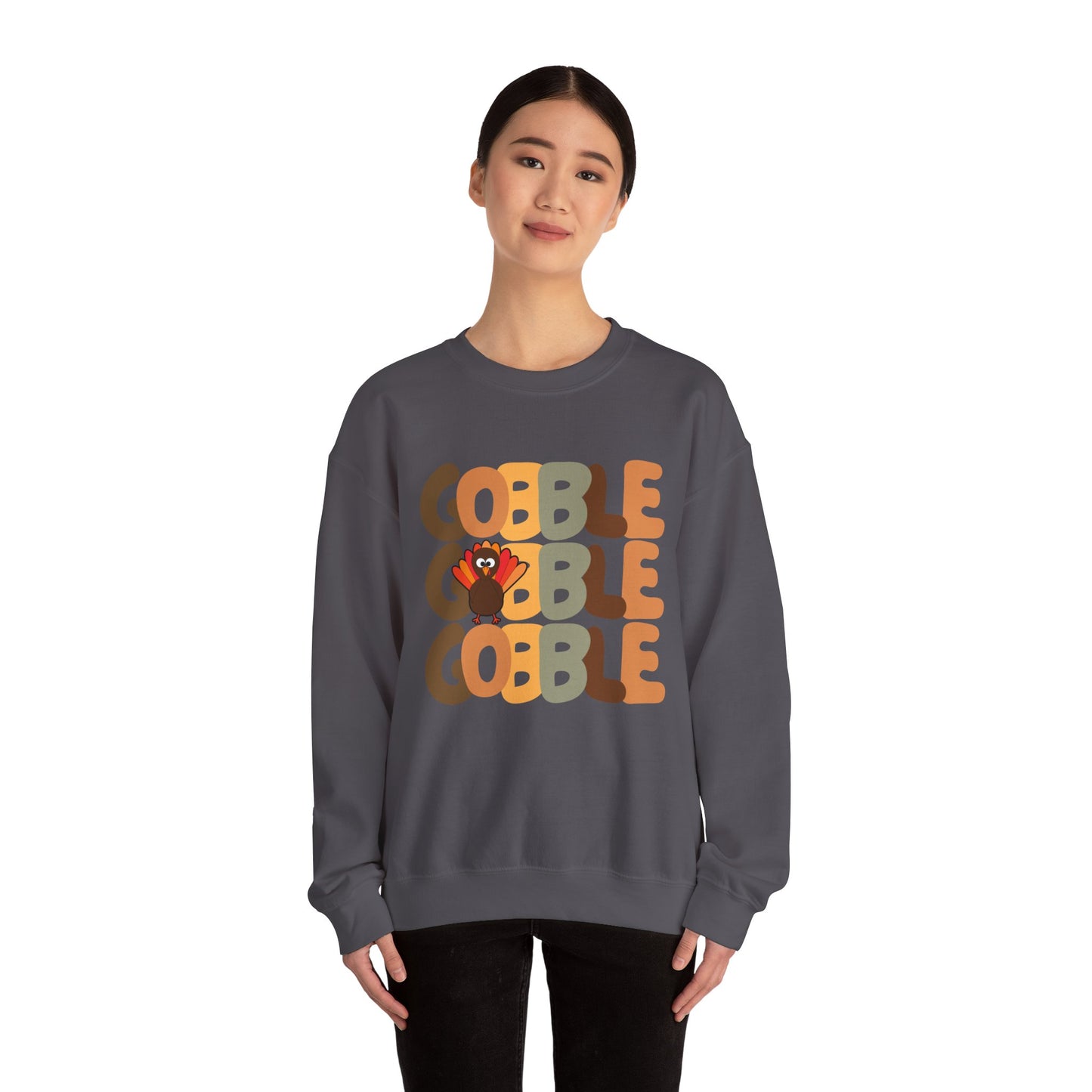 Thanksgiving Gobble Turkey Crewneck