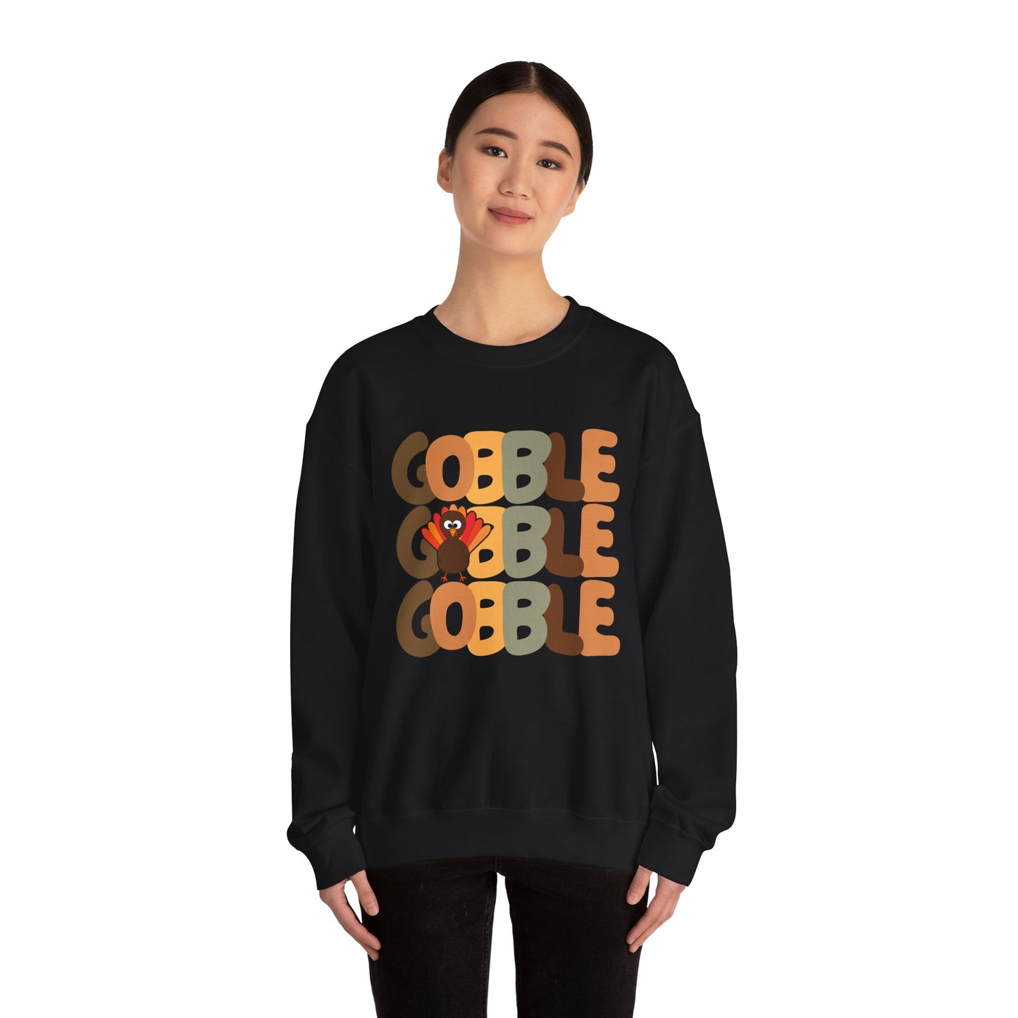 Thanksgiving Gobble Turkey Crewneck