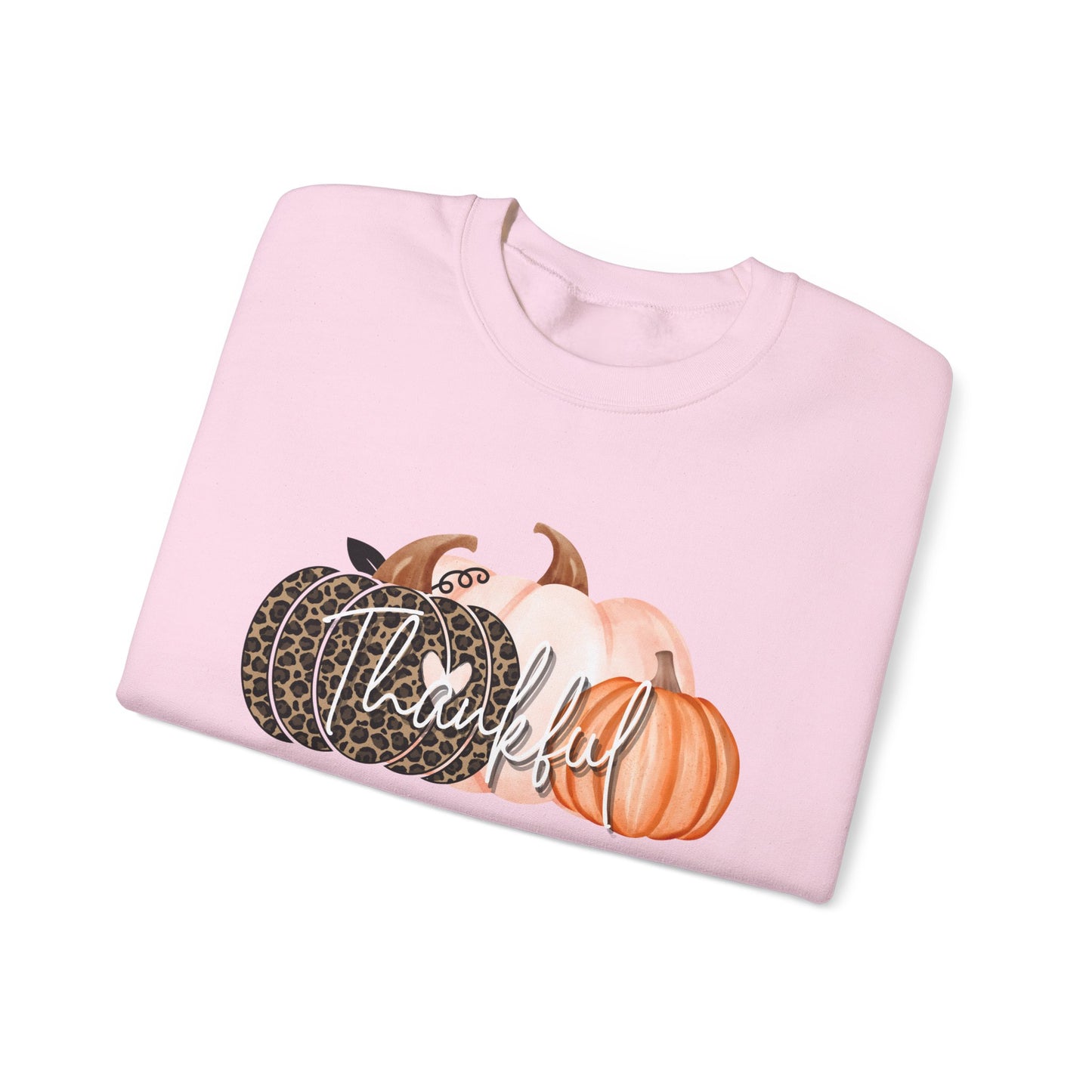 Harvest Gratitude Thankful Pumpkins Crewneck