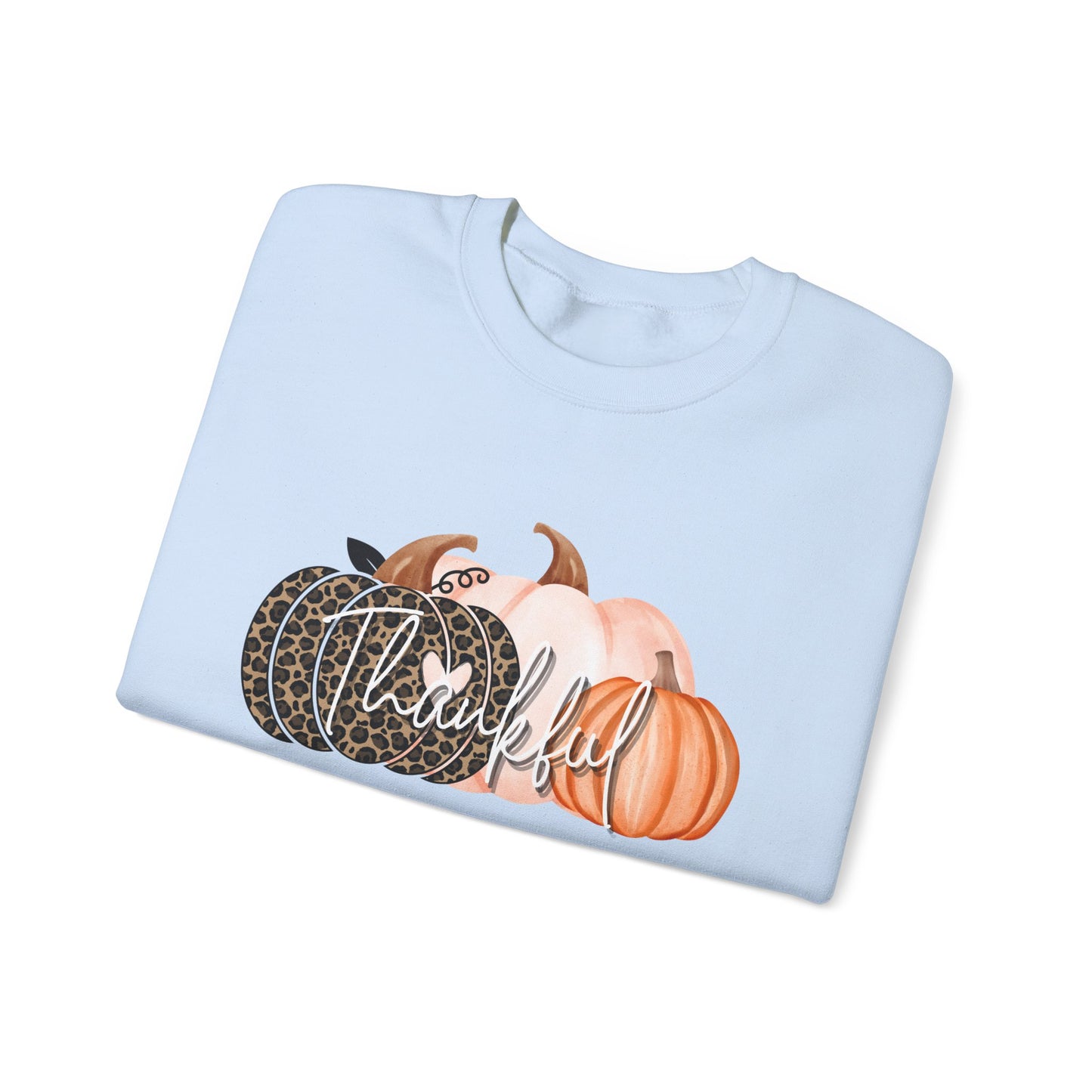 Harvest Gratitude Thankful Pumpkins Crewneck