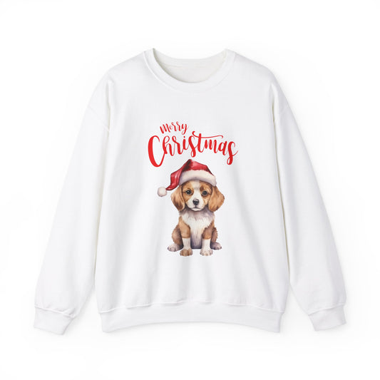 Jolly Pup: Merry Christmas Crewneck